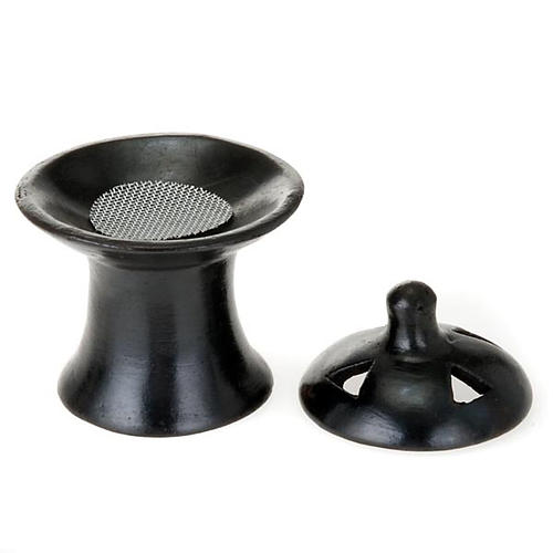 Ethiopian black incense-burner 12 cm