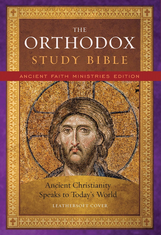 The Orthodox Study Bible, Ancient Faith Edition, Leathersoft (case of 12)